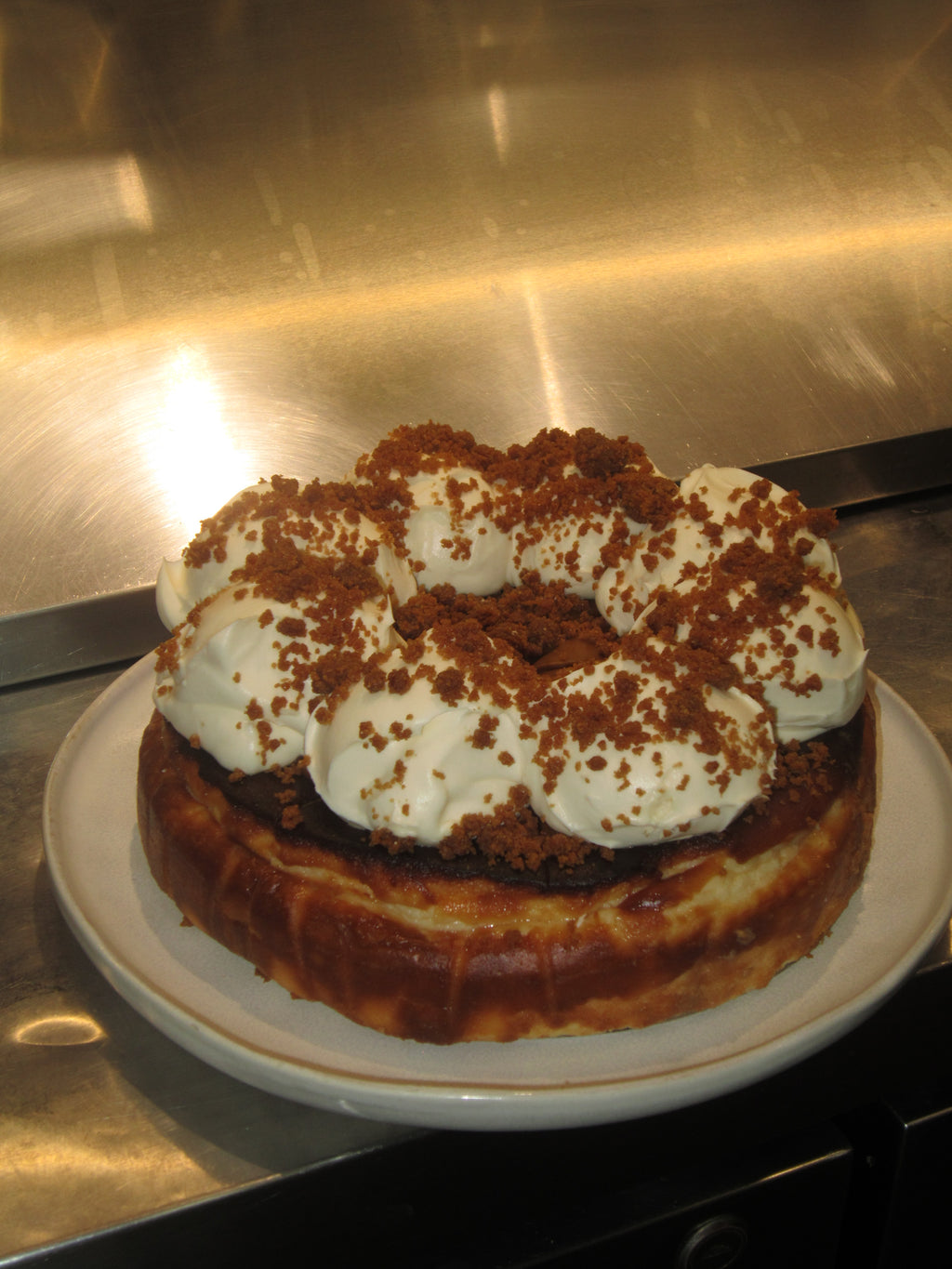 Biscoff Basque Cheesecake
