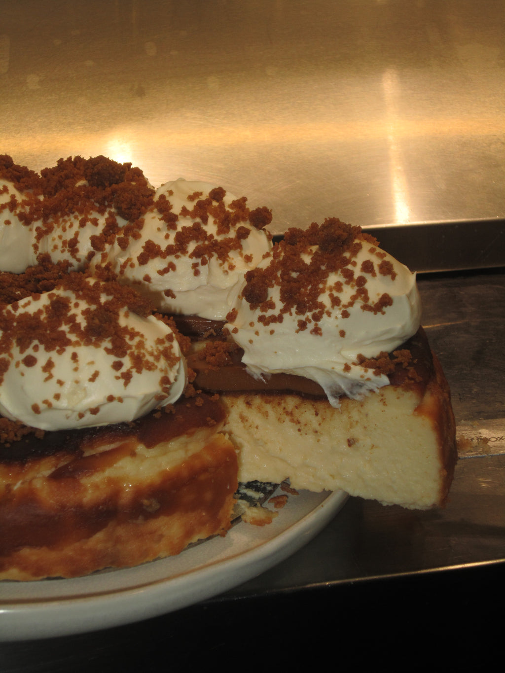 Biscoff Basque Cheesecake