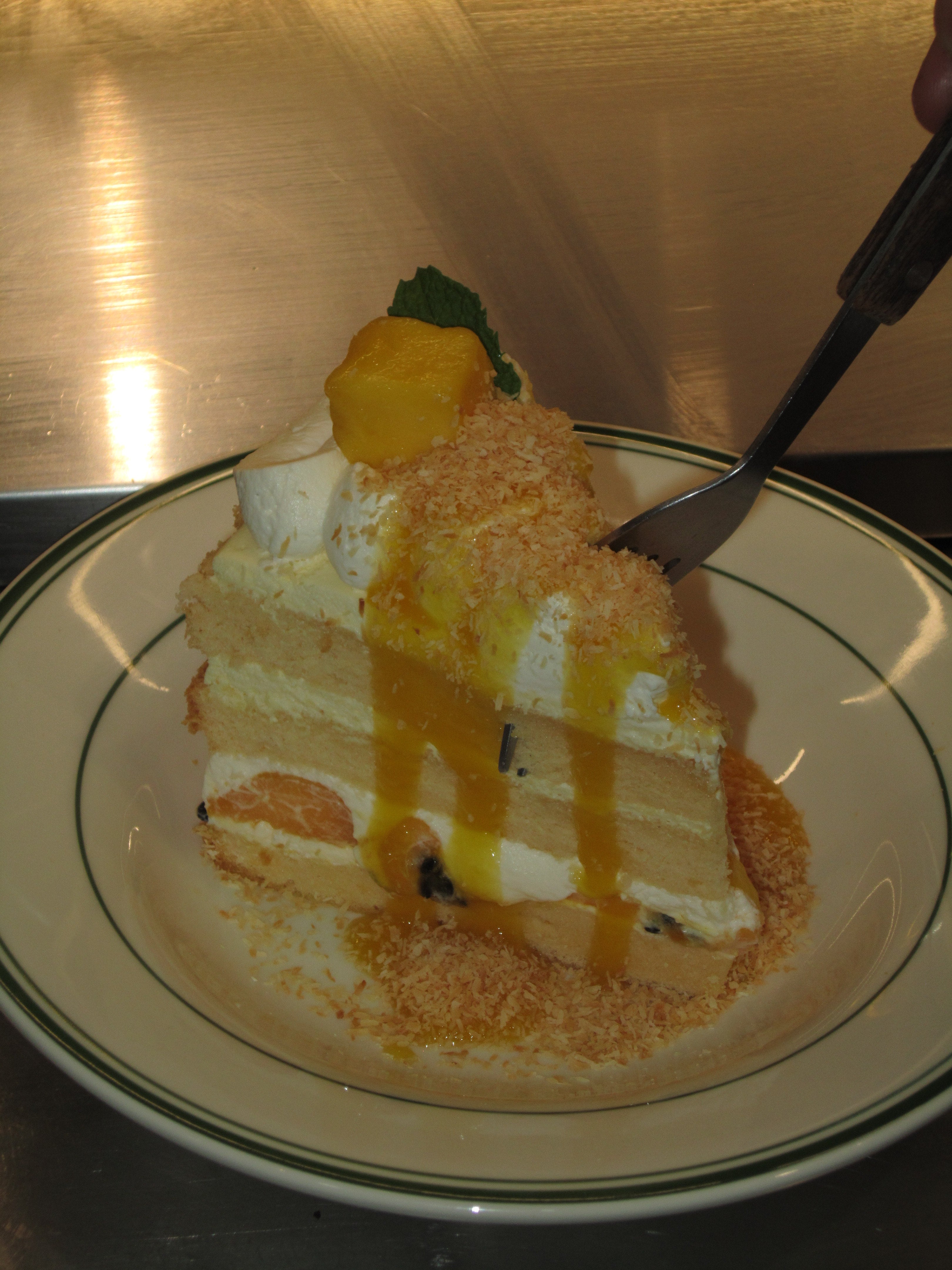 Mango & Passionfruit Cake